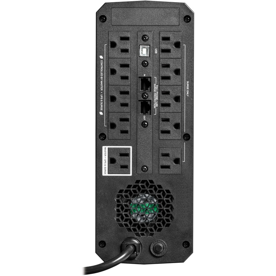 Tripp Lite by Eaton UPS 1500VA 900W 120V Pure Sine Wave Gaming UPS Battery Backup - LCD, AVR, RGB LEDs, USB Charging, Power Saving