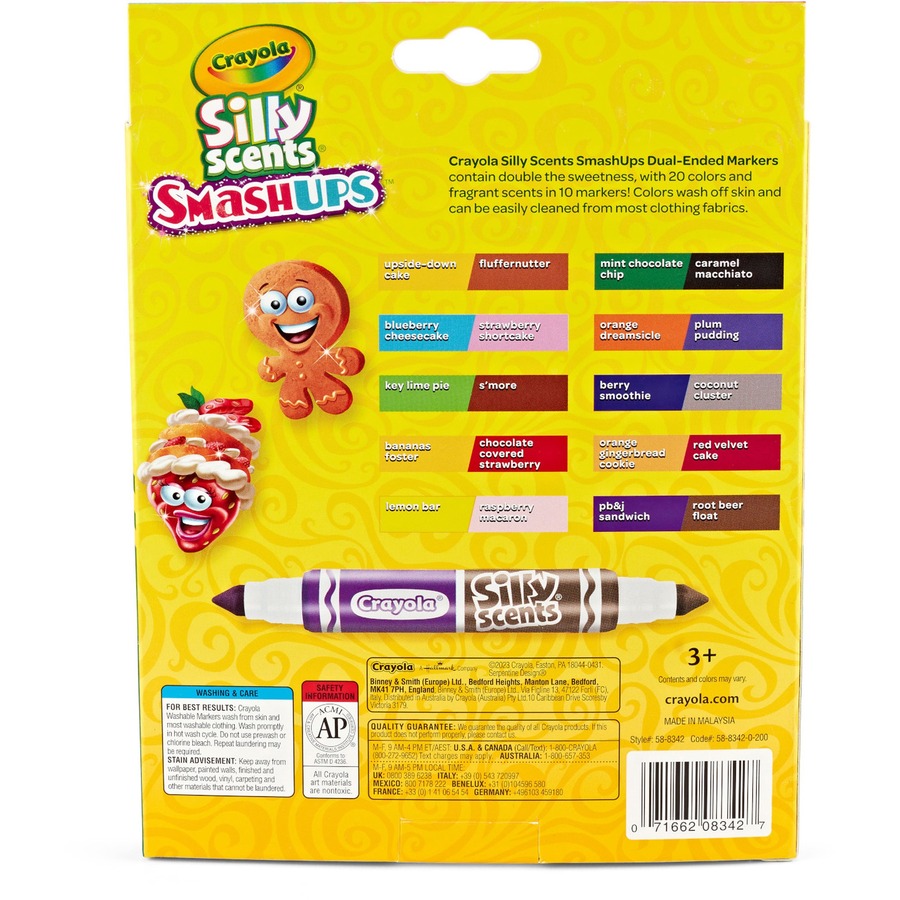 Picture of Crayola Silly Scents Sweet Dual-Ended Markers