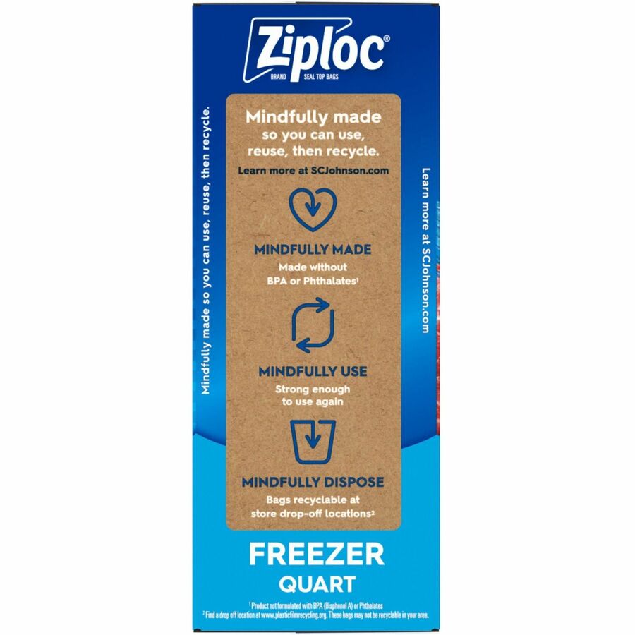 SC Johnson Ziploc® Grip n' Seal Freezer Bags