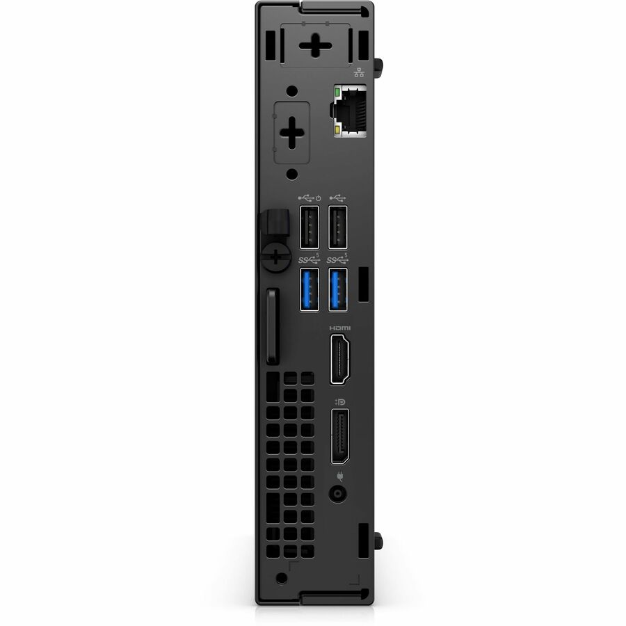 Dell OptiPlex 7000 7020 Desktop Computer - Intel Core i5 14th Gen i5-14500T - vPro Technology - 16 GB - 256 GB SSD - Micro PC - Black