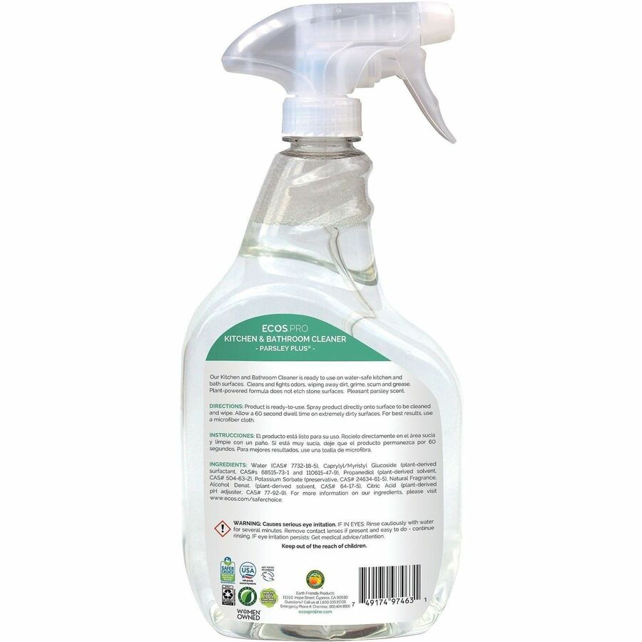 Picture of Parsley All-Purpose Cleaner, ready-to-use spray, 32 oz, parsley scent, clear, 6 EA/CT