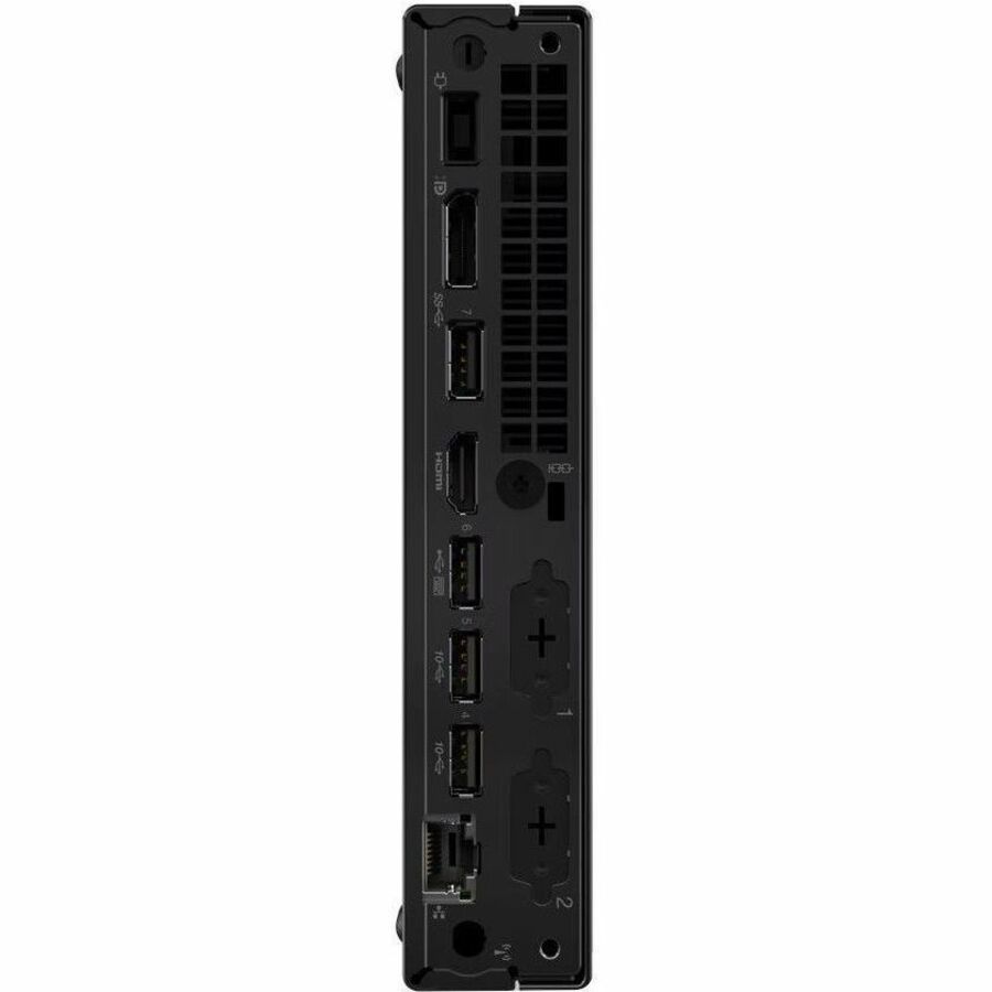 Lenovo ThinkCentre M70q Gen 5 12TD001TUS Desktop Computer - Intel Core i5 14th Gen i5-14500T - vPro Technology - 32 GB - 1 TB SSD - Tiny - Black