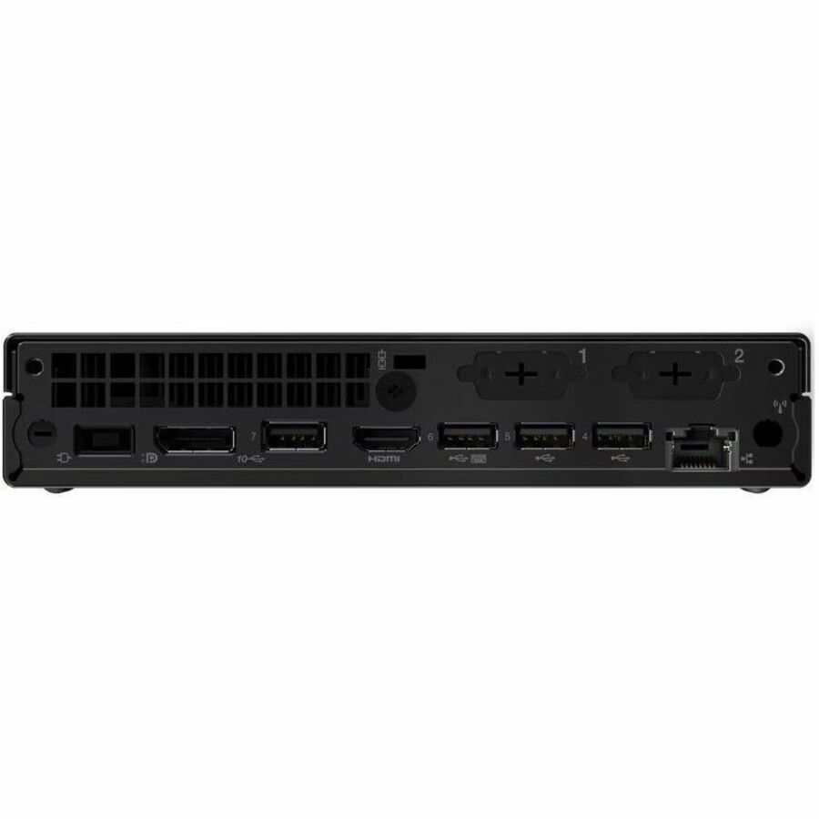 Lenovo ThinkCentre M75q Gen 5 12RQ000PUS Desktop Computer - AMD Ryzen 3 PRO 8300GE - 16 GB - 1 TB SSD - Tiny - Black