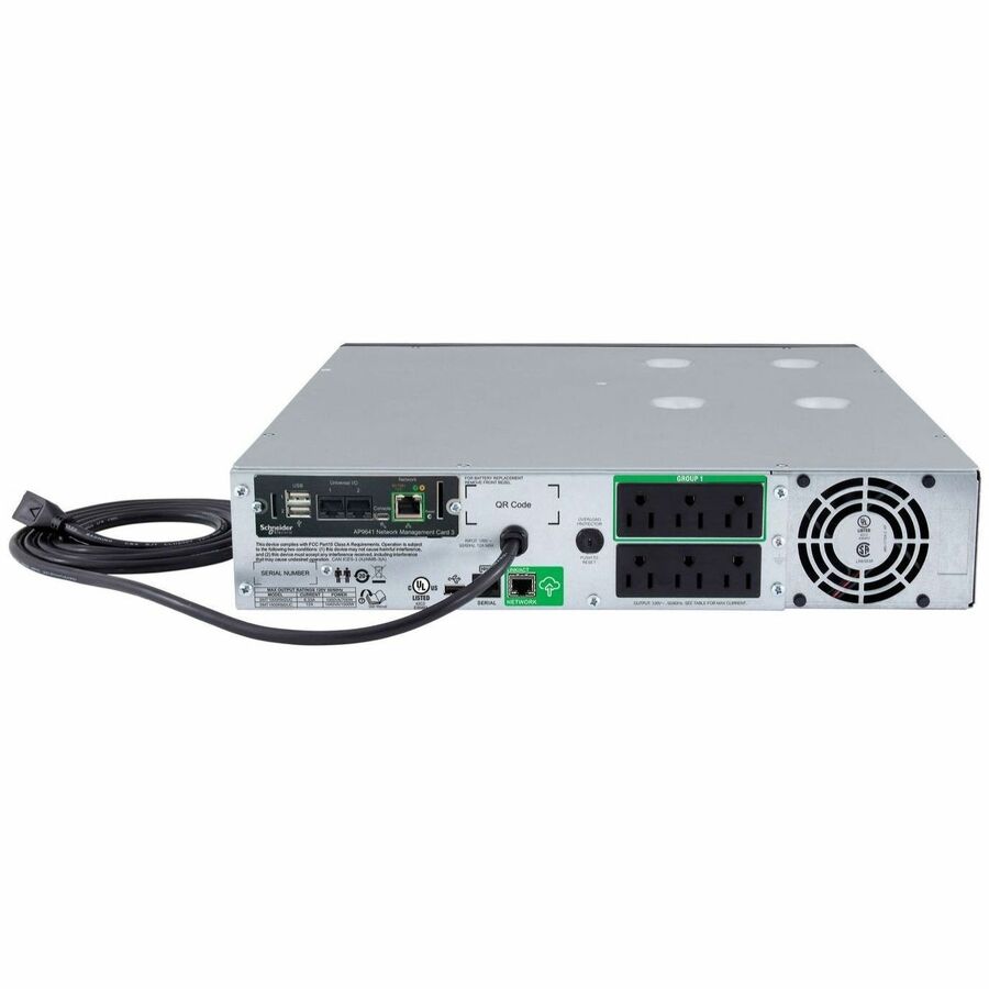 APC Smart-UPS, Line Interactive, 1500VA, Rackmount 2U, 120V, 6 NEMA 5-15R outlets, SmartConnect Port+Network Card, AVR, LCD [TAA]
