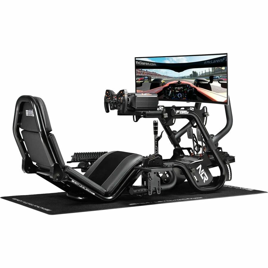 Next Level Racing F-GT Pro Formula and GT Racing Simulator Cockpit- Black Edition