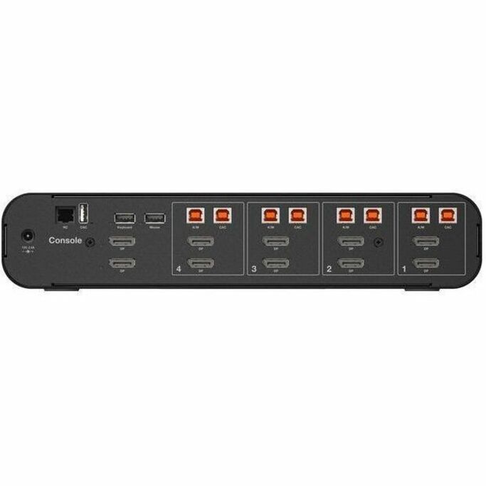 Belkin Universal DisplayPort Secure KVM, 4-Port Dual Head with CAC