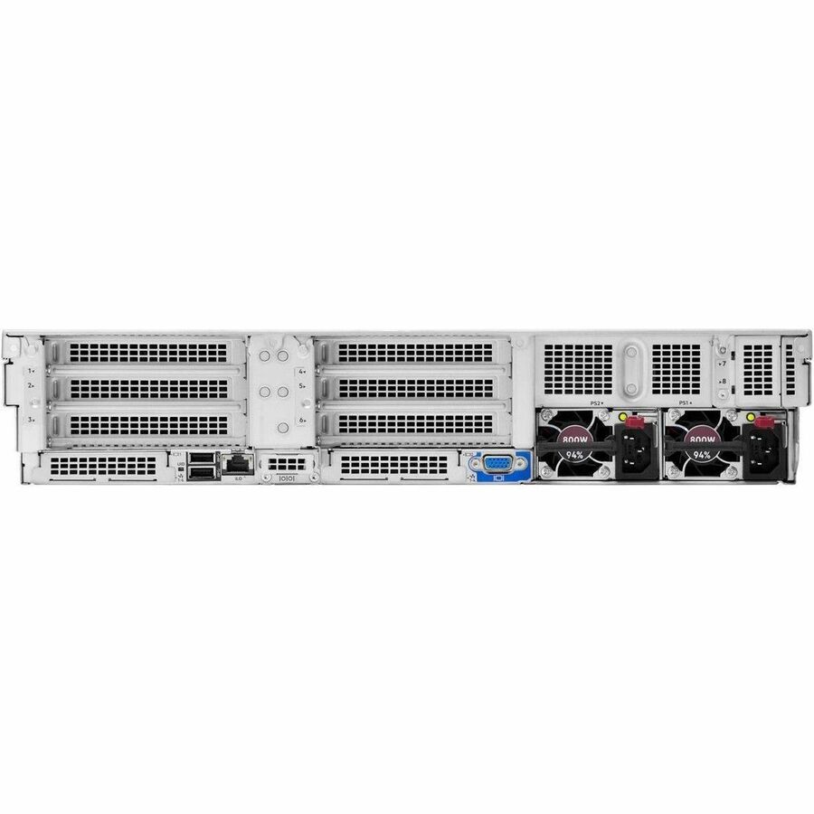 HPE ProLiant DL380 G11 2U Rack Server - 1 x Intel Xeon Gold 6530 2.10 GHz - 64 GB RAM - 1.92 TB SSD - (2 x 960GB) SSD Configuration - 12Gb/s SAS, Serial ATA/600, NVMe Controller