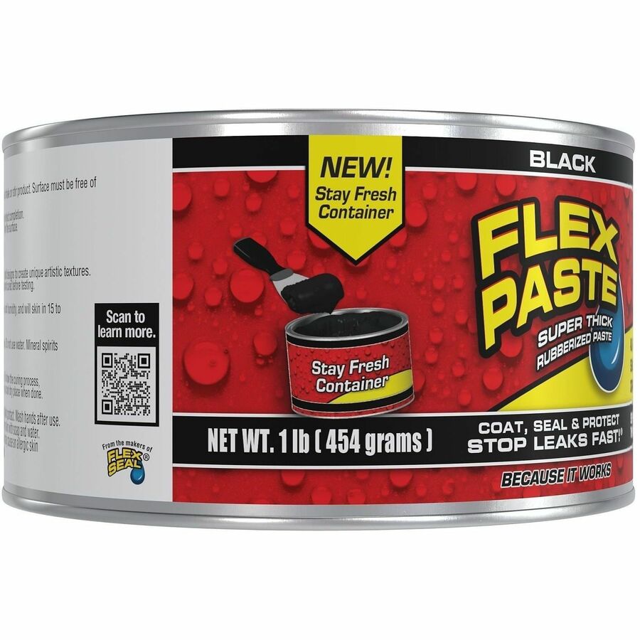 FLEX SEAL Flex Paste - Black - 1 lb - 1 11