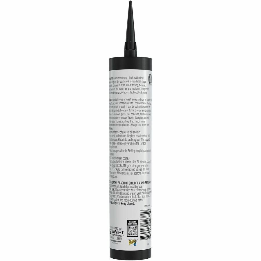 FLEX SEAL Flex Paste - Black - 0.56 lb - 1 12