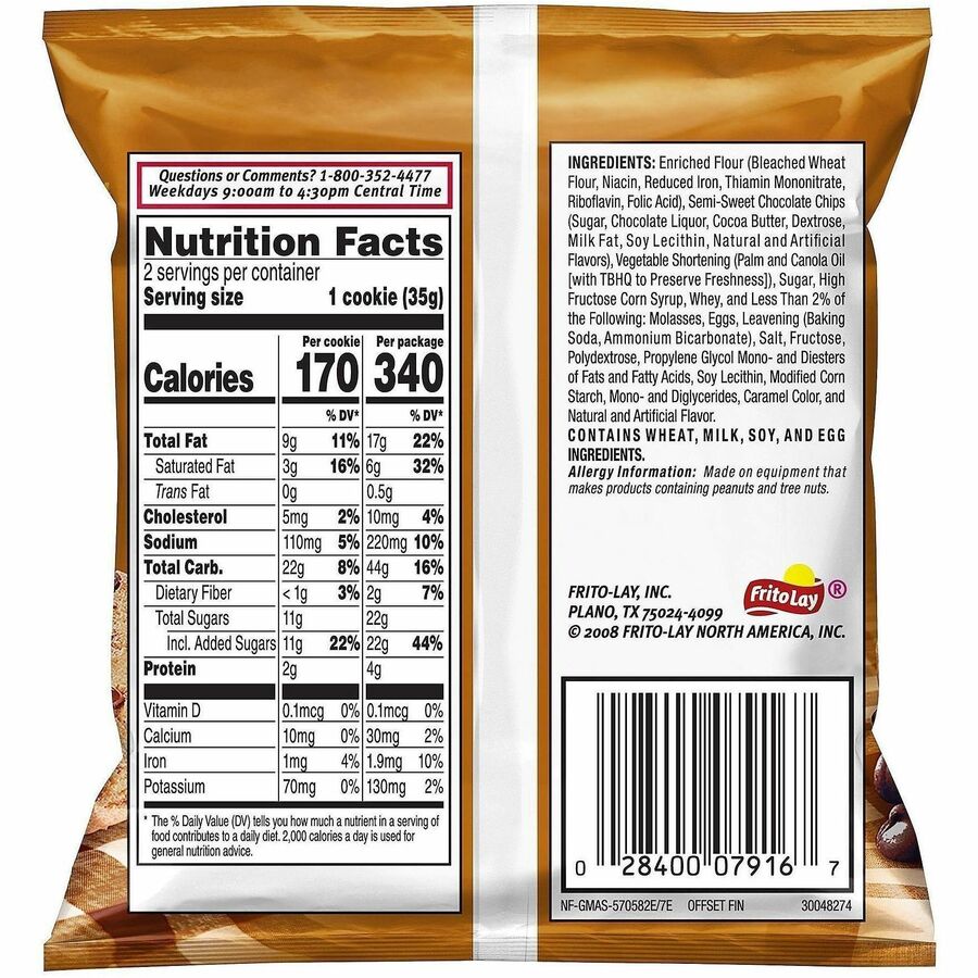 Picture of Chocolate Chip Cookies, 60/PK