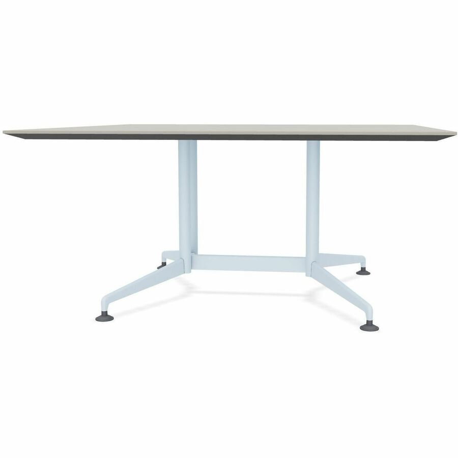 Picture of Zia Hospitality Table, 42 x 42 x 29, Square, Laminate, Gray, 1 EA