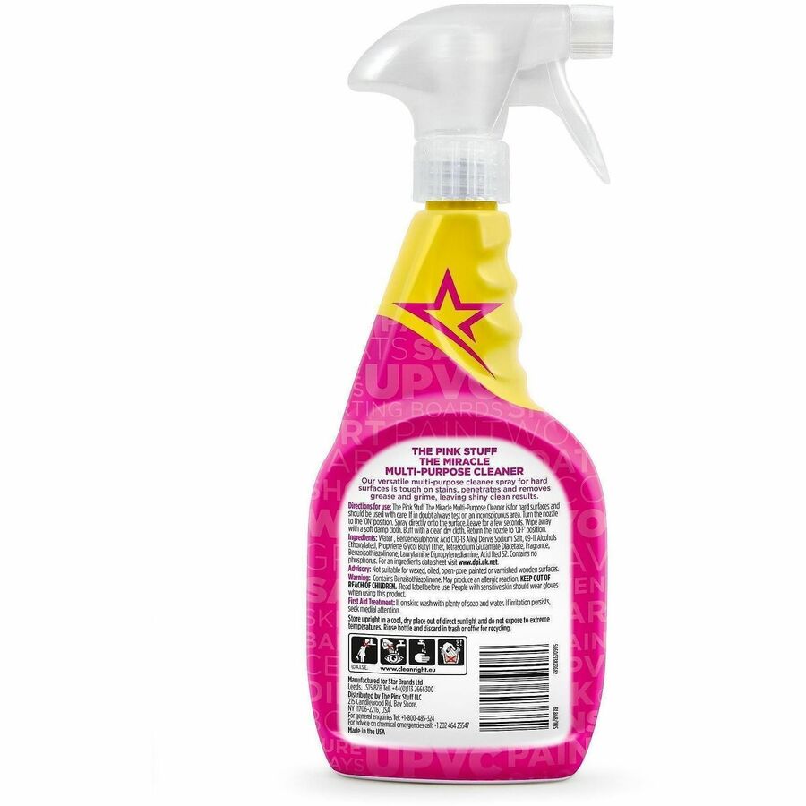 Picture of Multi-Purpose Cleaner Spray, 25.4 oz, Fruity Scent, No-rinse, Clear Spray, 10 EA/CT