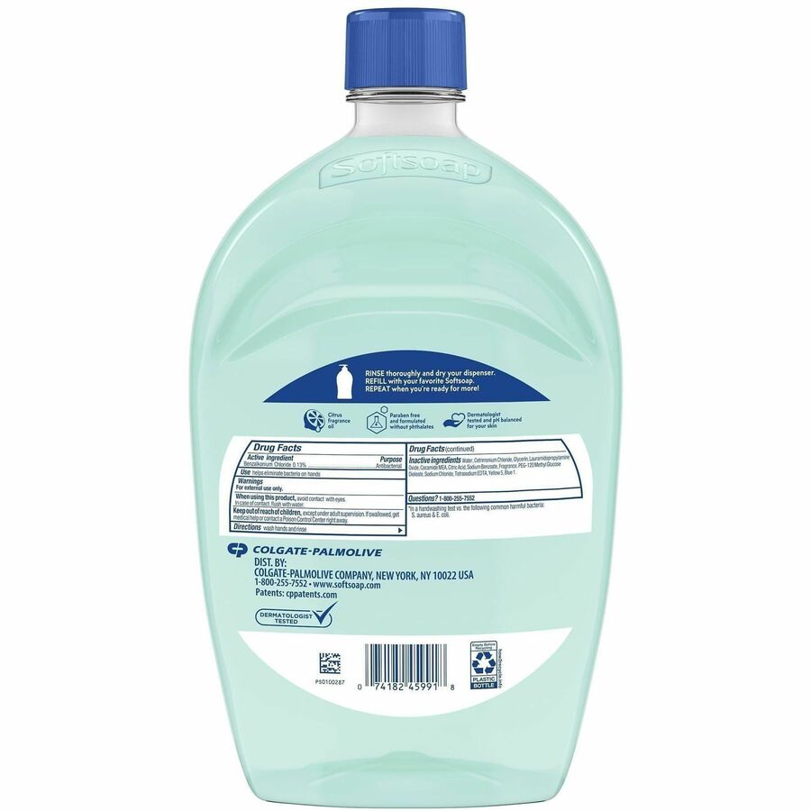 Picture of Liquid Hand Soap, Fresh Citrus Scent, 48 oz, Antibacterial, Moisturizing, 3 EA/CT