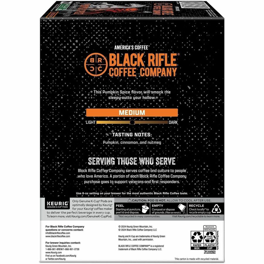Picture of Black Rifle K-Cup, Pod Pumpkin Spice Coffee