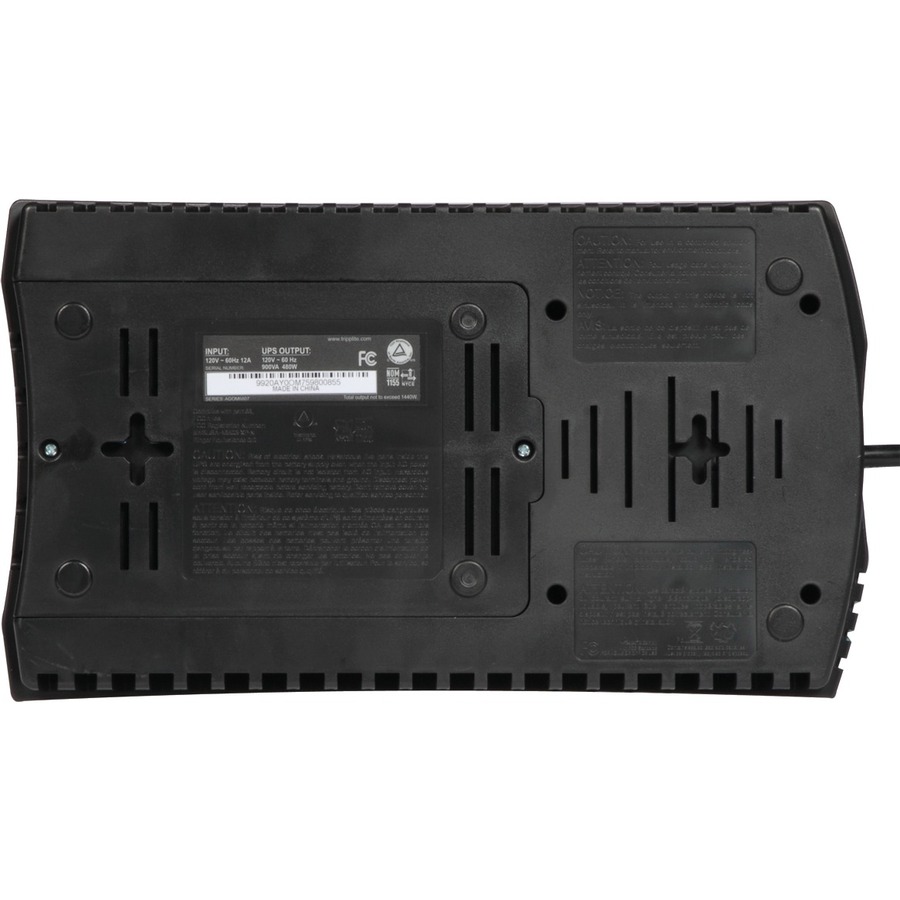 Tripp Lite by Eaton UPS 750VA 450W Line-Interactive UPS - 12 NEMA 5-15R Outlets AVR 120V 50/60 Hz USB Desktop/Wall Mount