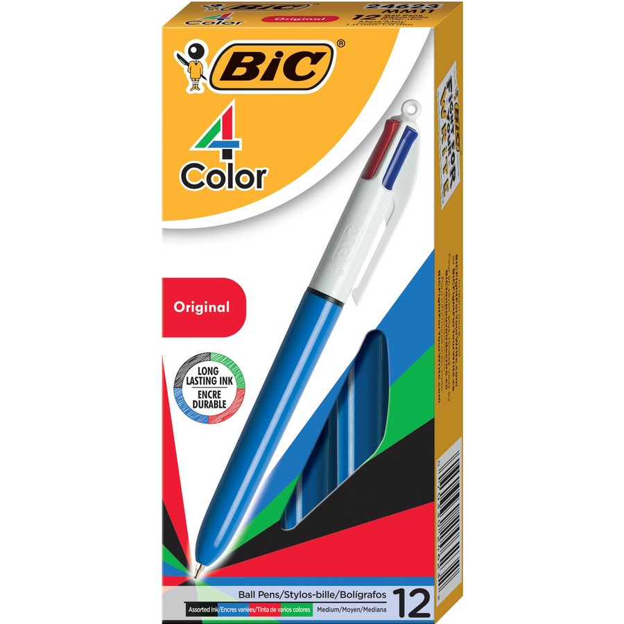 BIC 4-Color Retractable Pen - The Office Point