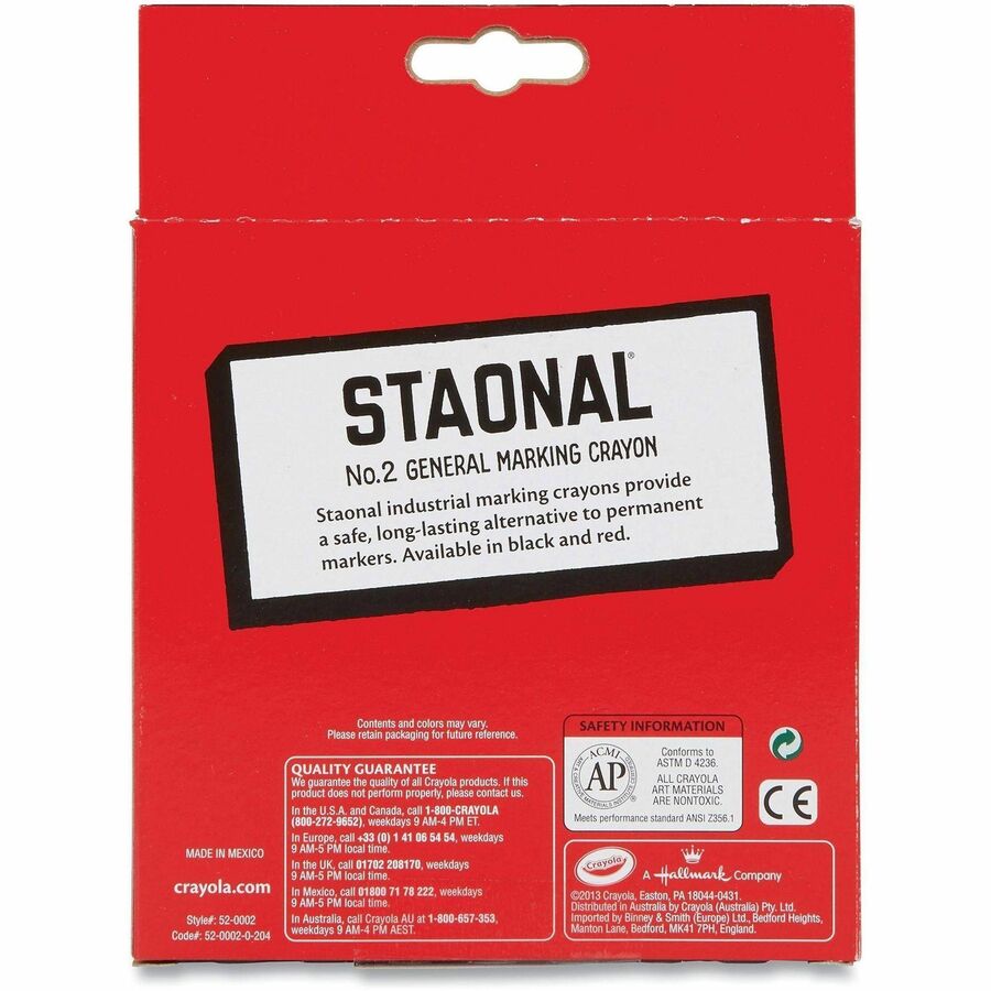 Picture of Crayola Staonal Marking Crayon