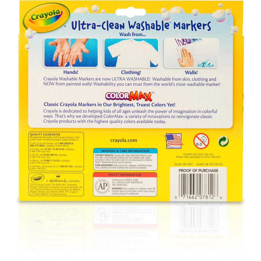 Crayola Washable Super Tips Markers - CYO585050 