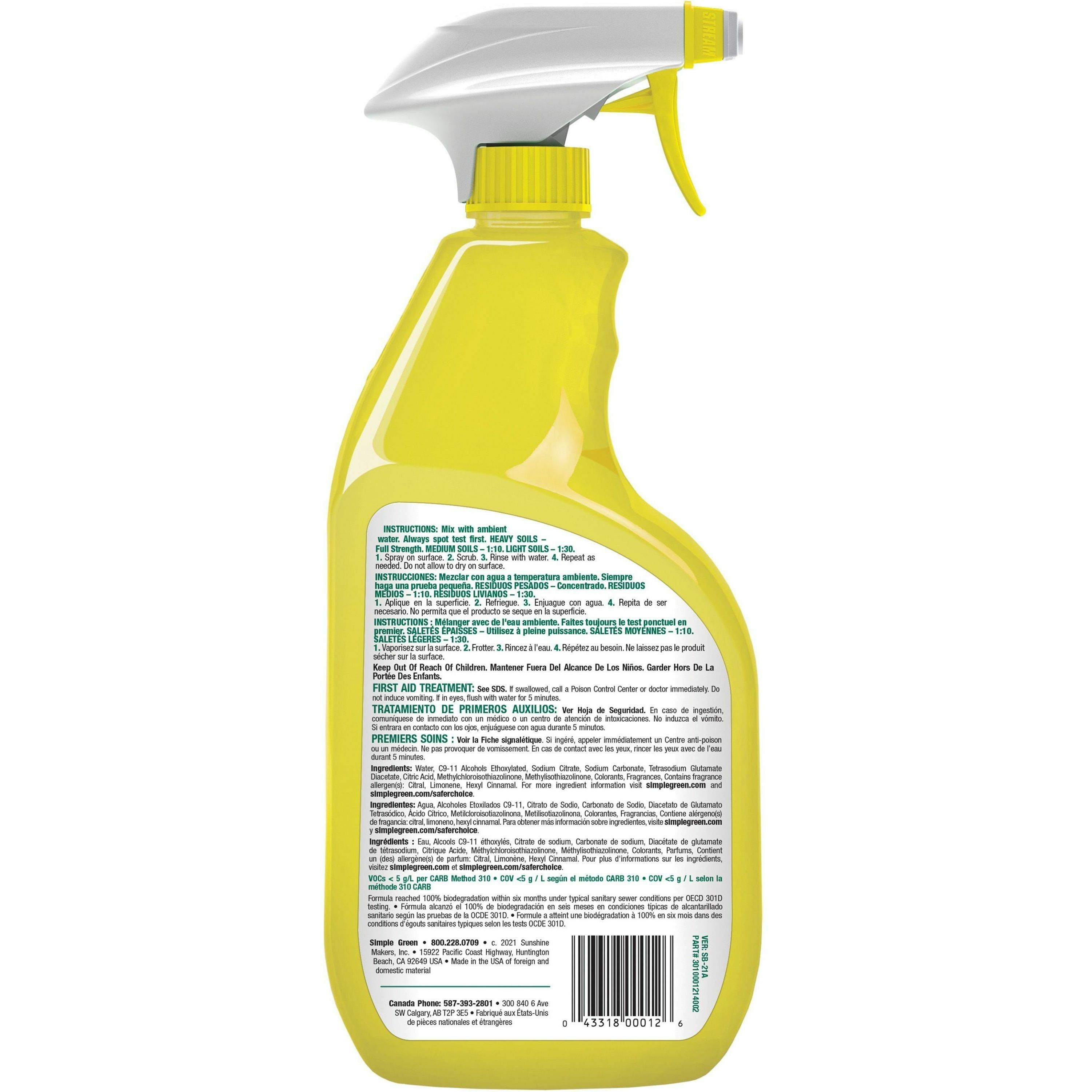 Simple Green Industrial Cleaner/Degreaser JD Office Products