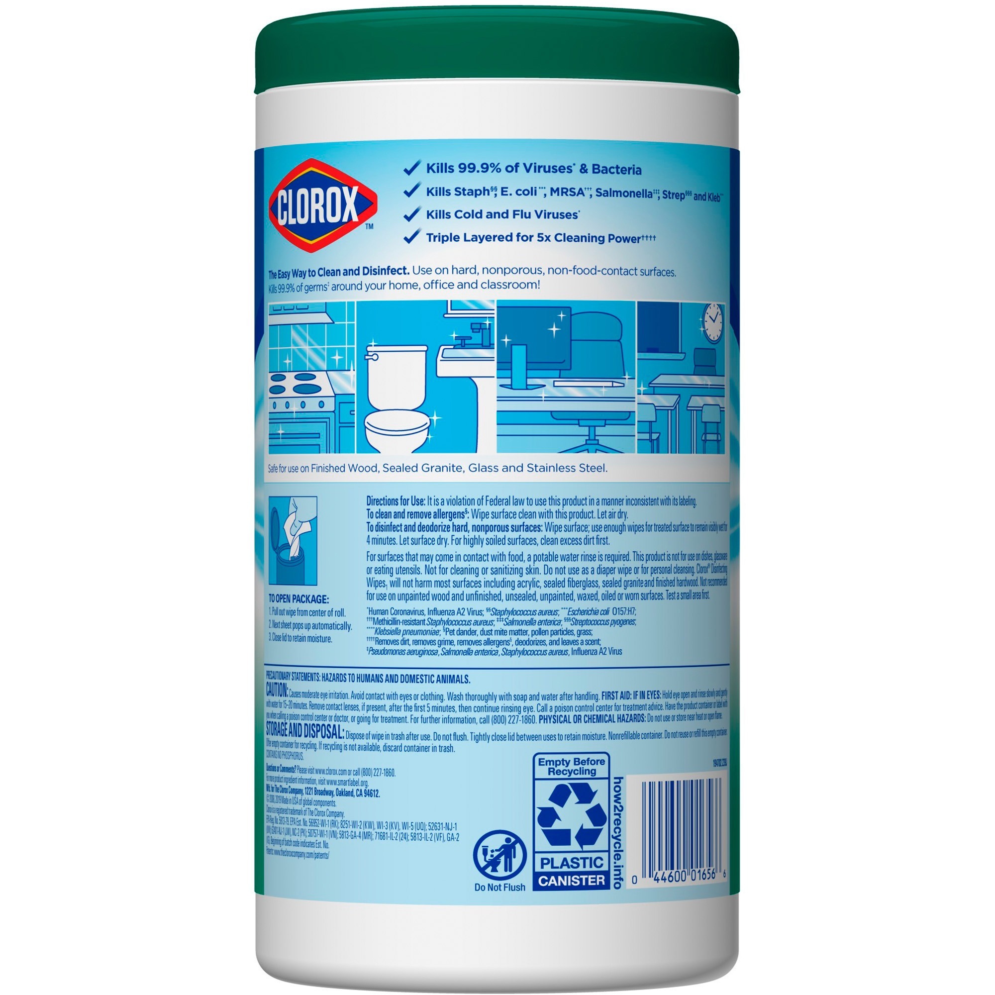 Clorox Commercial Solutions Disinfecting Wipe Fresh Scent Christies Office Plus 4421