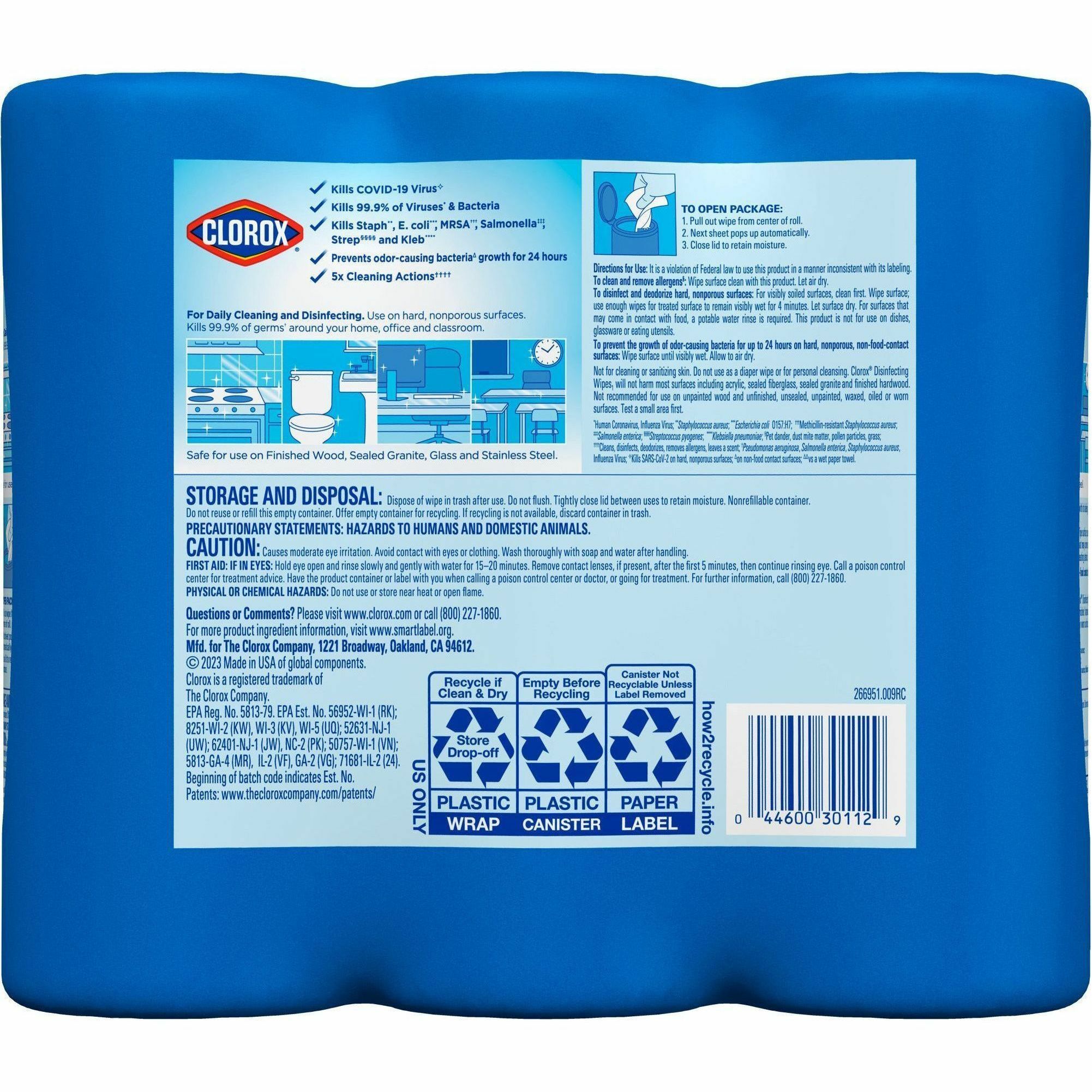 Clorox Disinfecting Cleaning Wipes Value Pack Reynolds Brothers