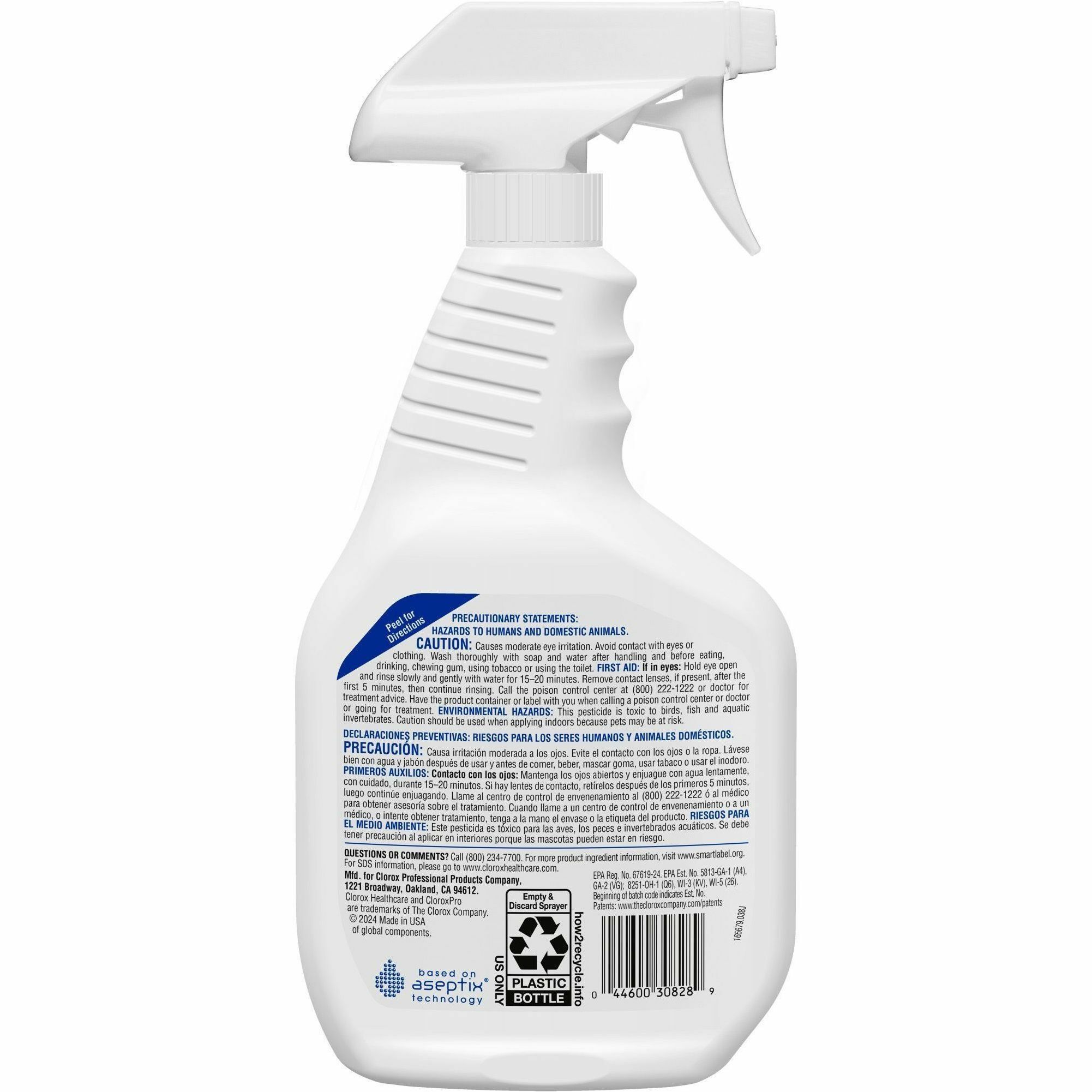 Clorox Healthcare Hydrogen Peroxide Cleaner Disinfectant Spray Office