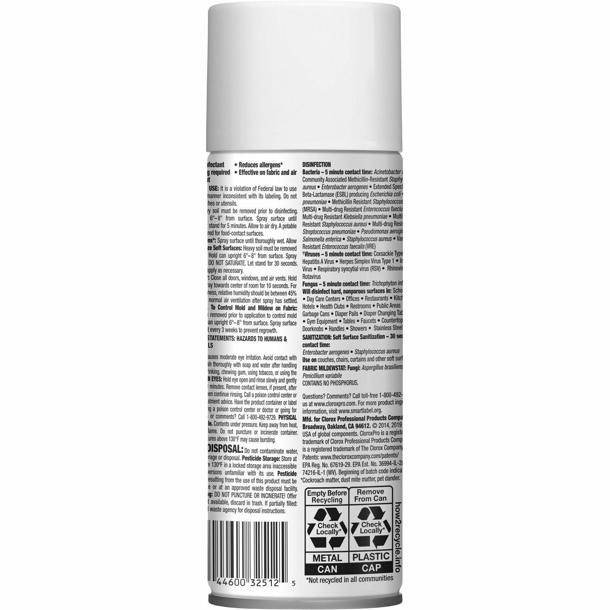 CloroxPro™ 4 in One Disinfectant & Sanitizer Clark Office Products Inc