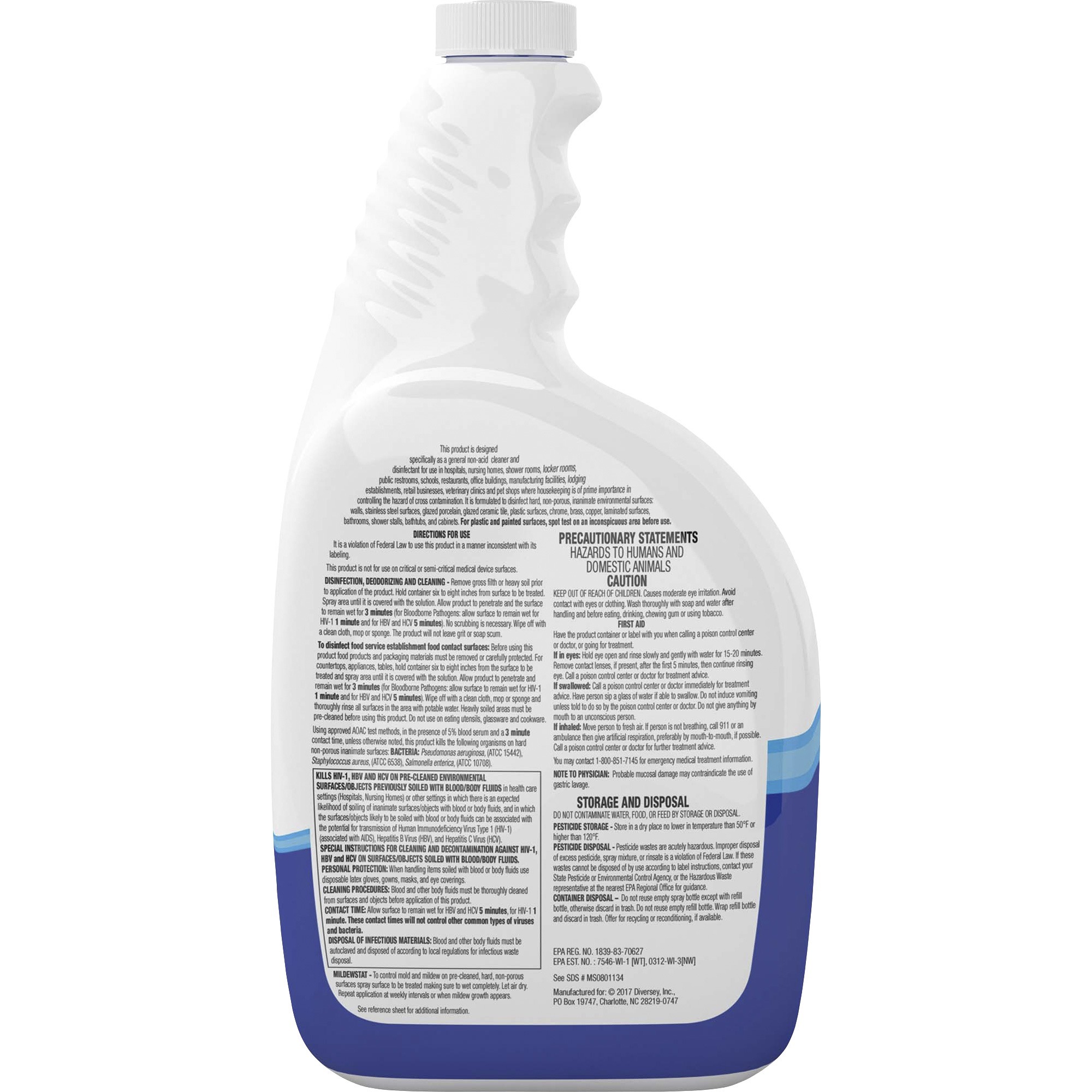 Diversey AllPurpose Virex Disinfectant Cleaner Reynolds Brothers