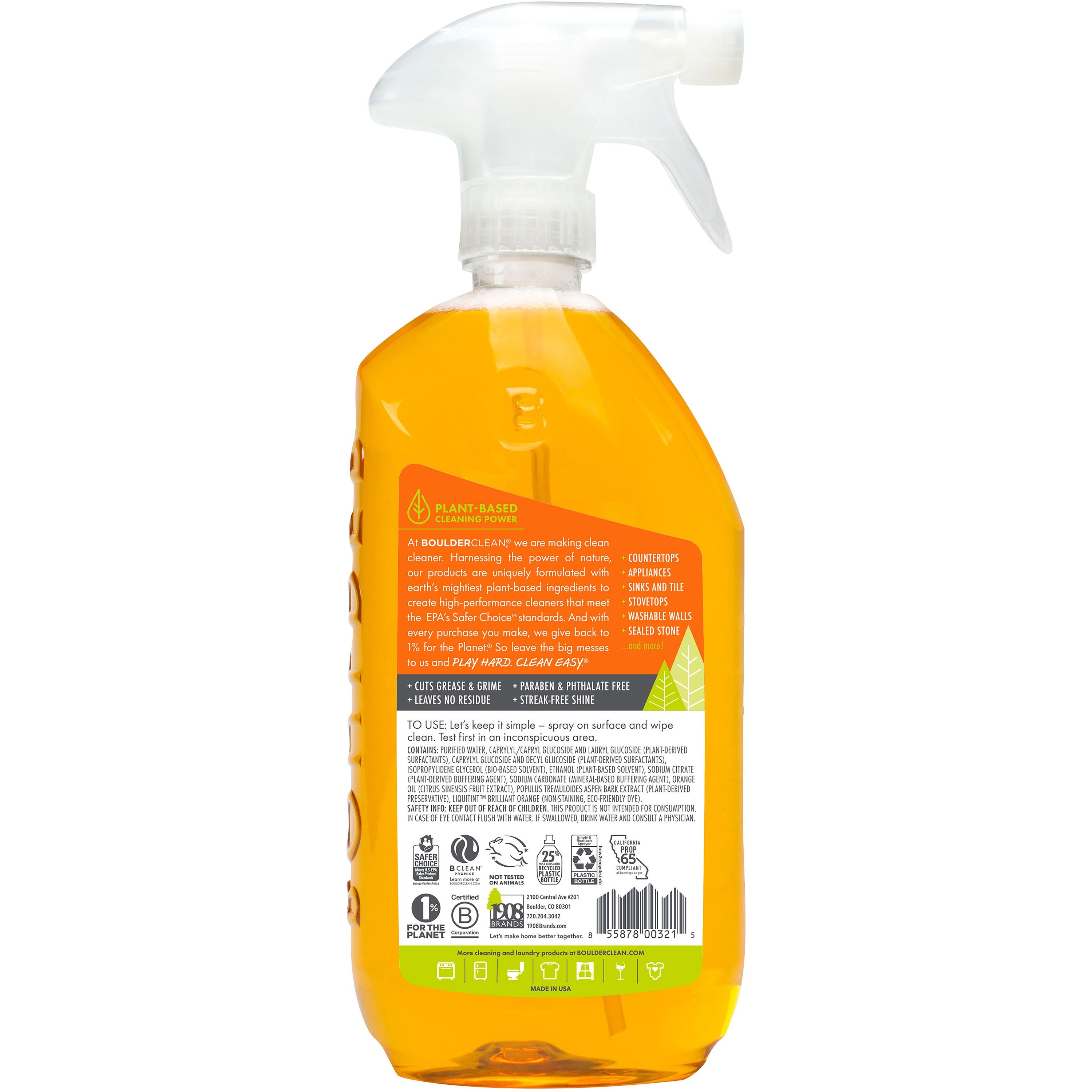 Boulder Clean AllPurpose Cleaner Clark Office Products Inc