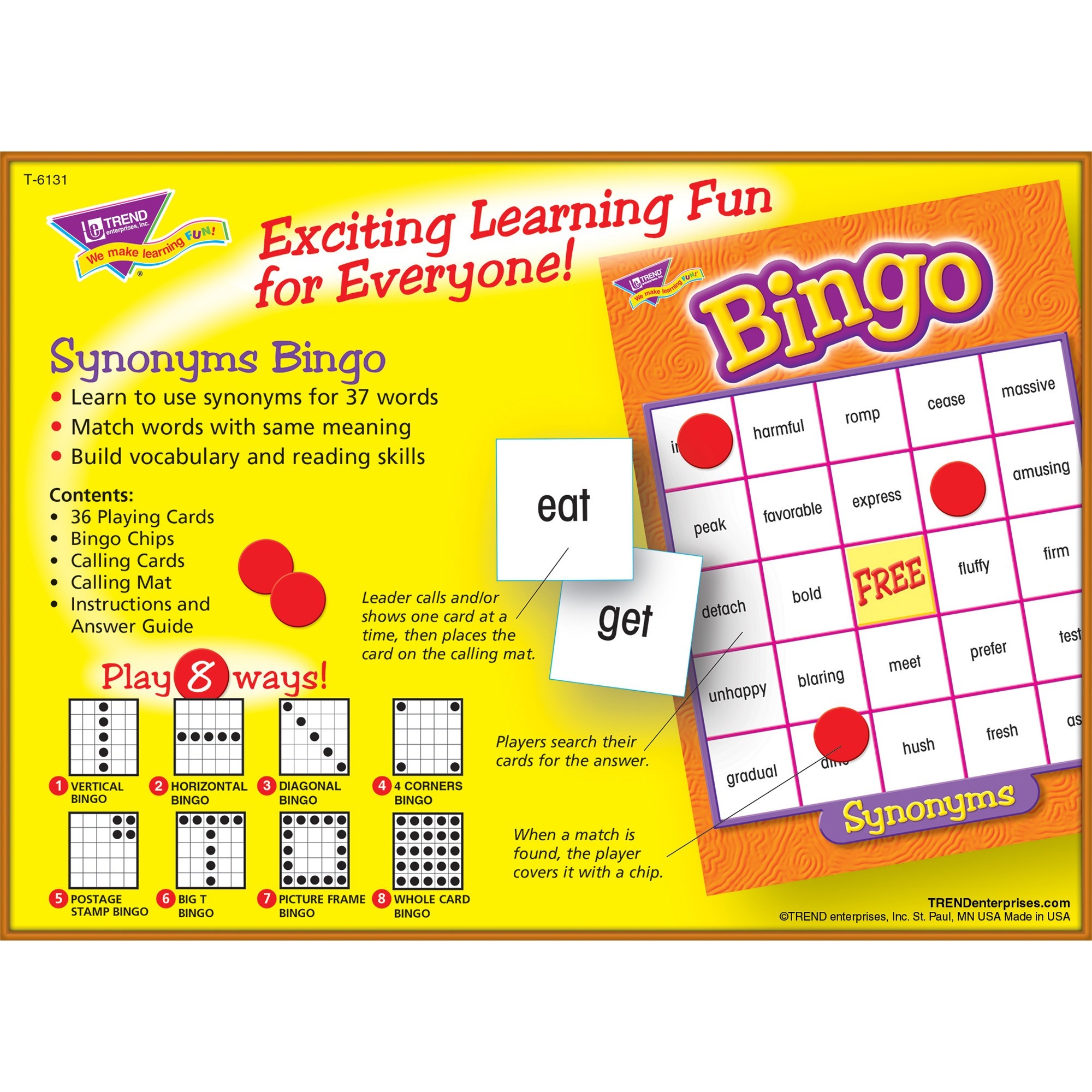 Juego de bingo para jugar en casa