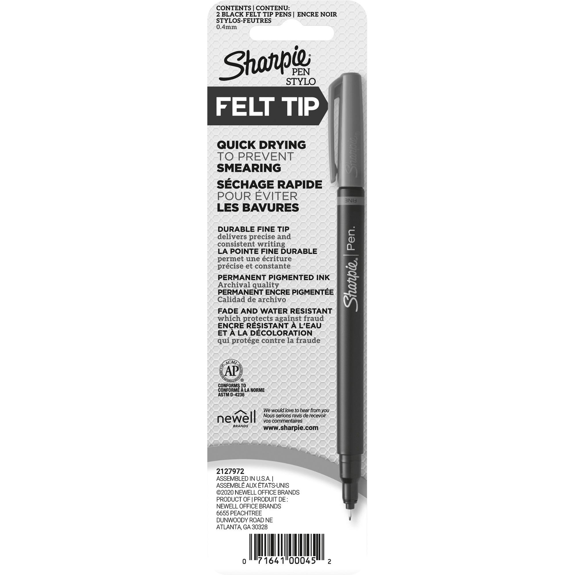 Sharpie Art Pen, Assorted Ink, Fine Point, 24/Pack (SAN1983967)