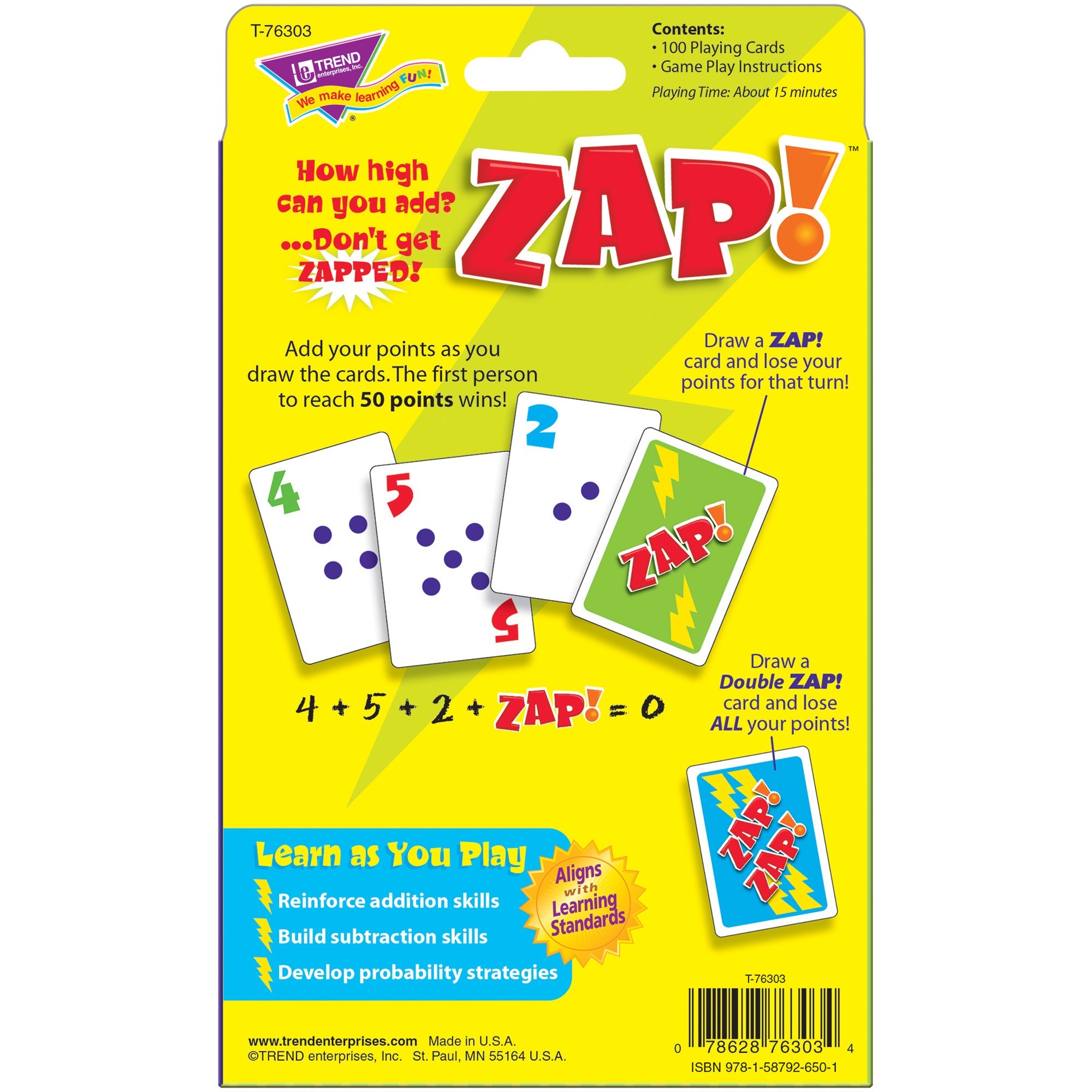 TEPT76303 Learning Game by Trend Trend Zap 