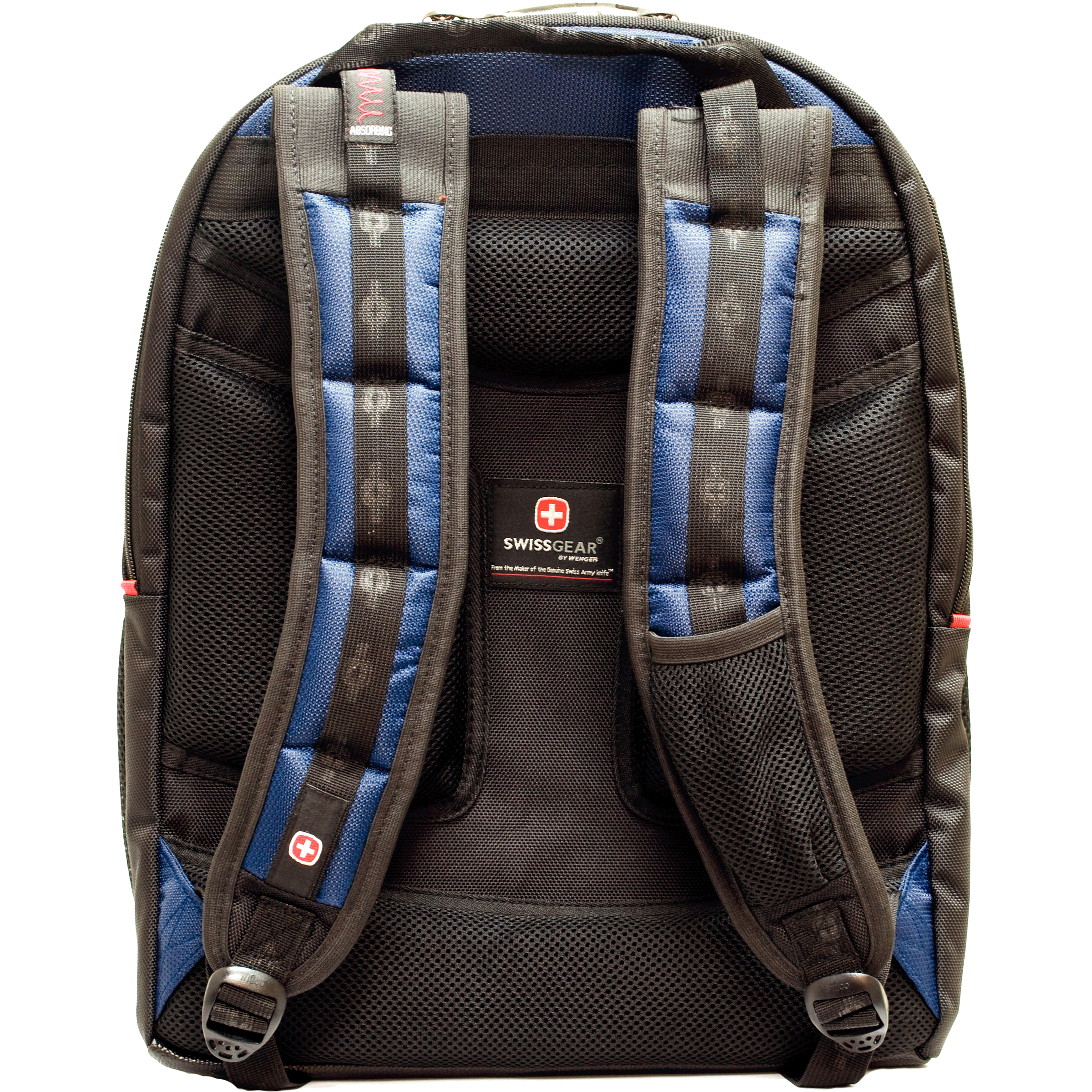 SWISS GEAR IBEX 17IN / 43 CM COMPUTER BACKPACK BLUE — rear view