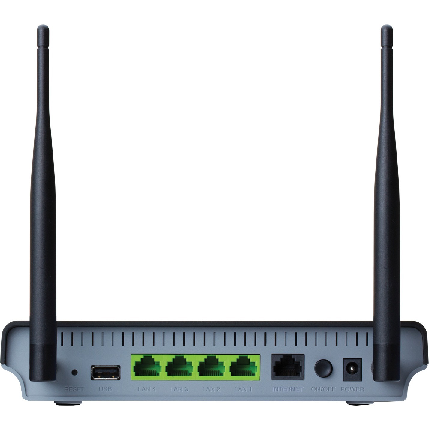 Luxul XWR-1200 dual-band AC1200 Gigabit wireless router — rear view