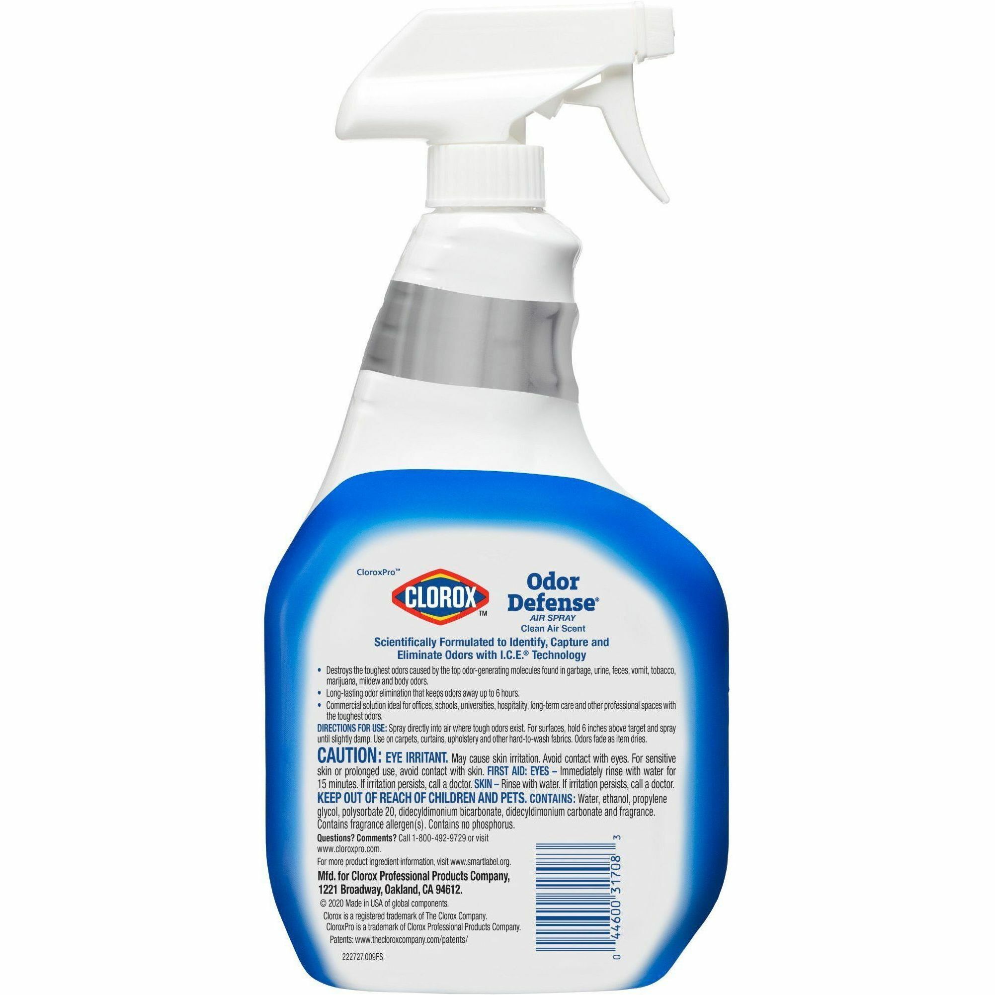 Clorox Odor Defense Air & Fabric Spray --CLO31708