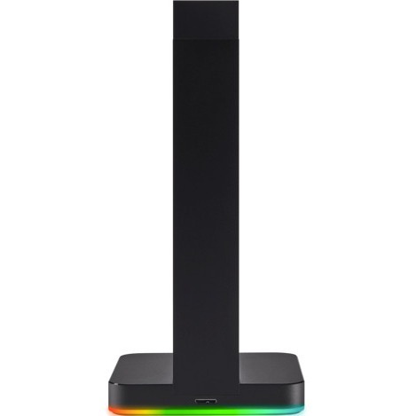 Corsair Gaming RGB headset stand for desktop headset storage — rear view