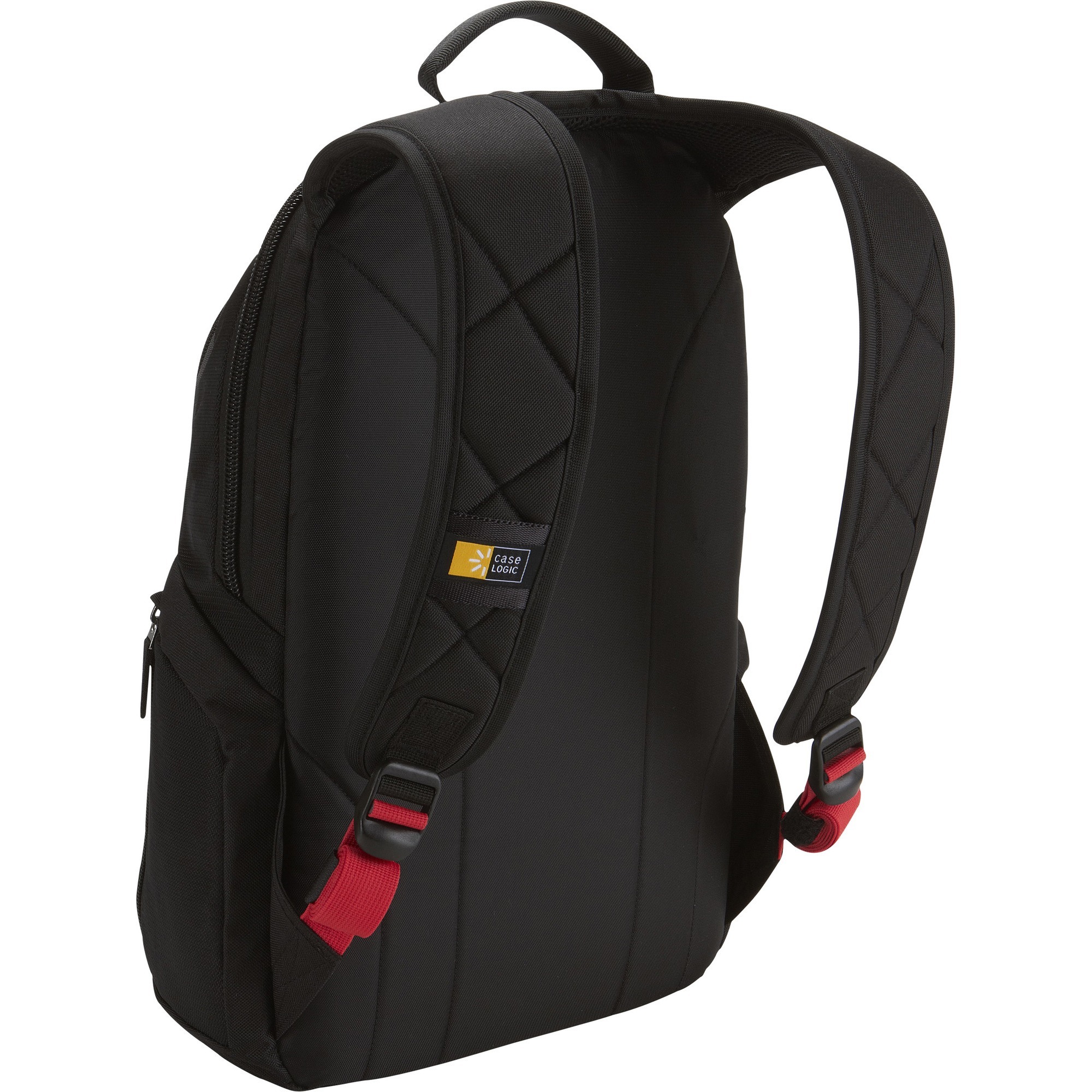 14" Laptop Backpack Black — rear view