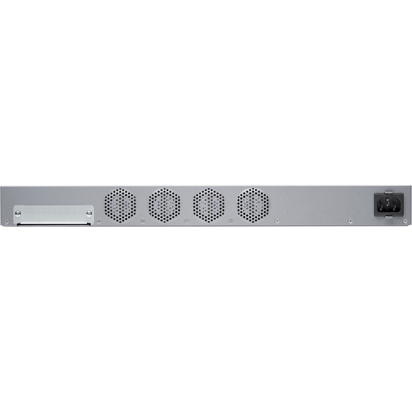 Juniper SRX345 branch router hardware with single DC power supply — rear view