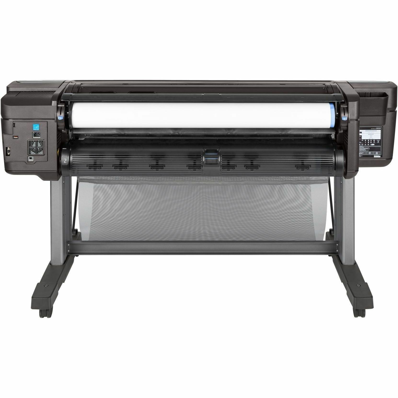HP DesignJet Z6dr 44-inch PostScript large-format printer for color technical and presentation output — rear view