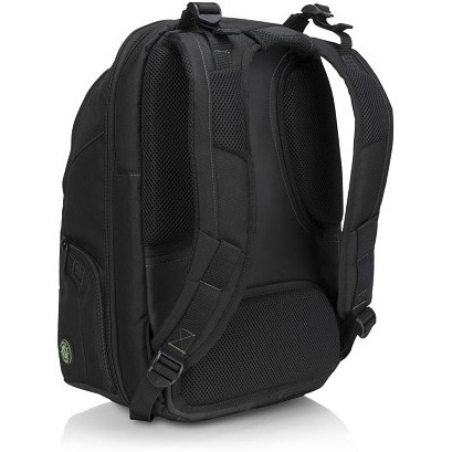 DELL ECO SPRUCE BACKPACK BLACK 15 - 3 YEARS LIMITED WARRANTY - WATER-RESISTANT - — rear view