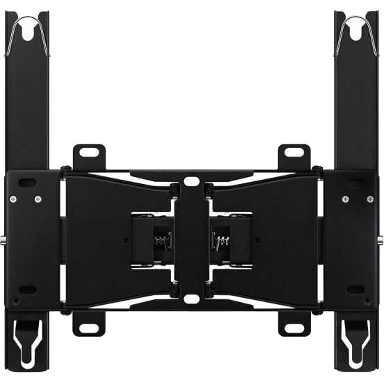 Samsung WMN4277SE wall mount for 55-inch Flip 2 display in a professional collaboration space — rear view