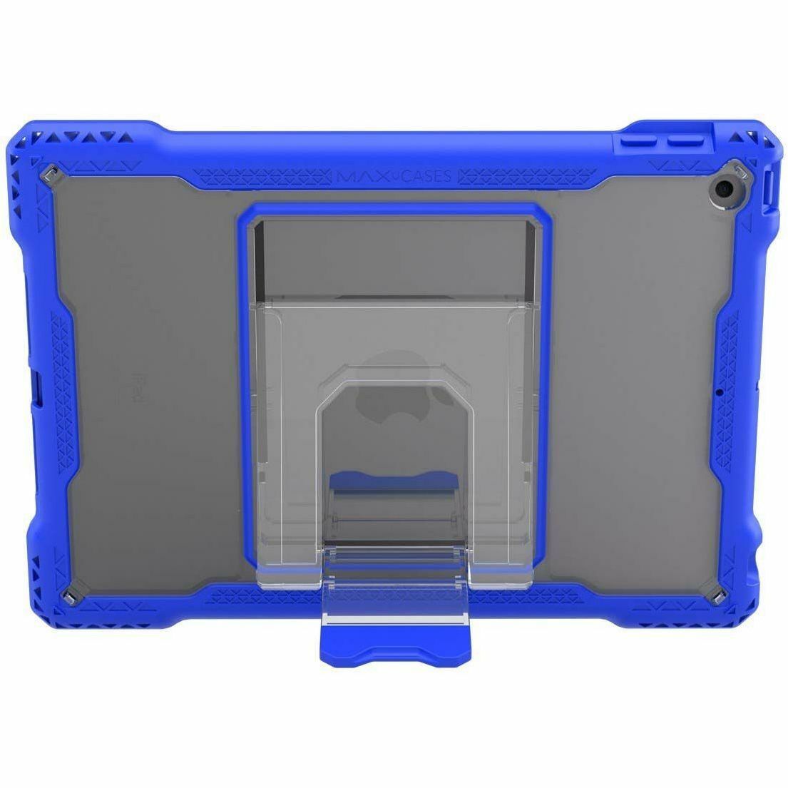 Blue SHIELD EXTREME-X rugged tablet case for iPad 7 10.2 — rear view