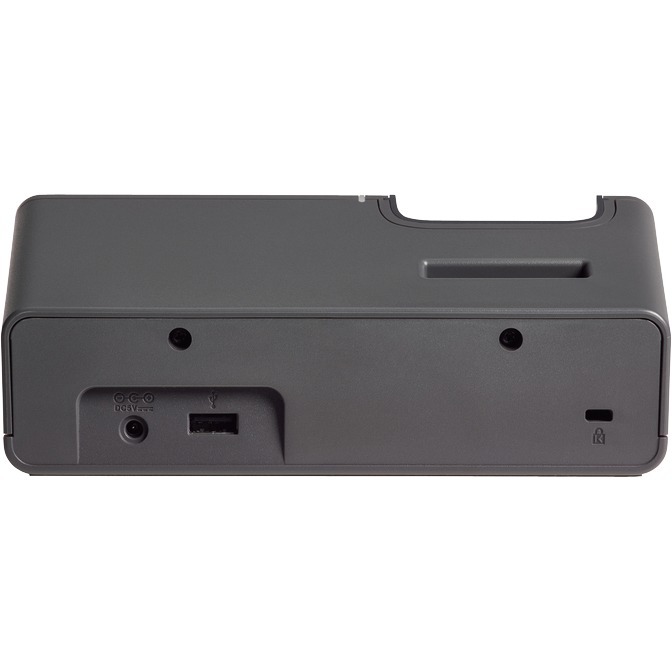 Cisco 8821-EX desktop charger with power supply and AC power cord — rear view