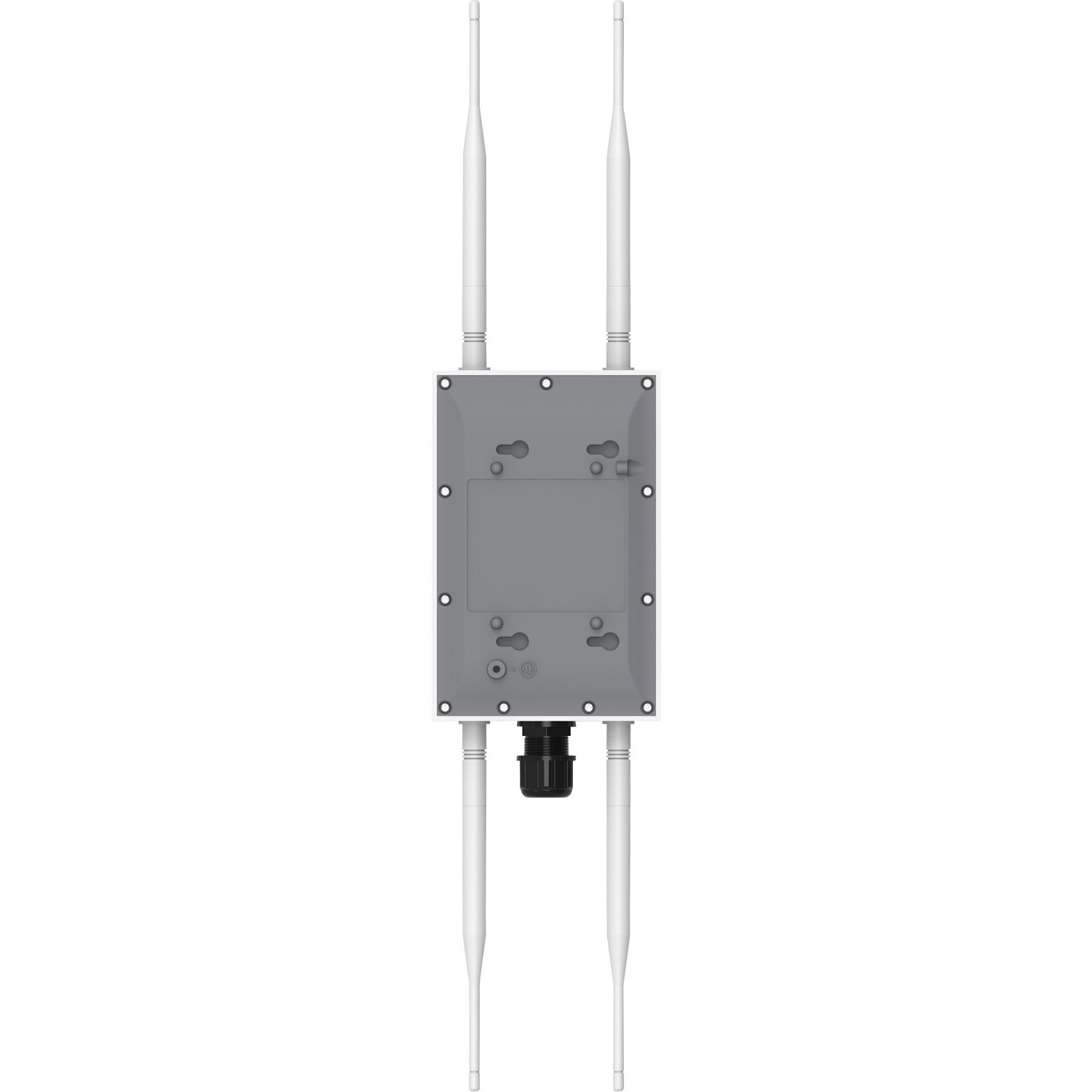 EnGenius ECW260 cloud managed outdoor Wi‑Fi 6 access point with IP67 protection — rear view