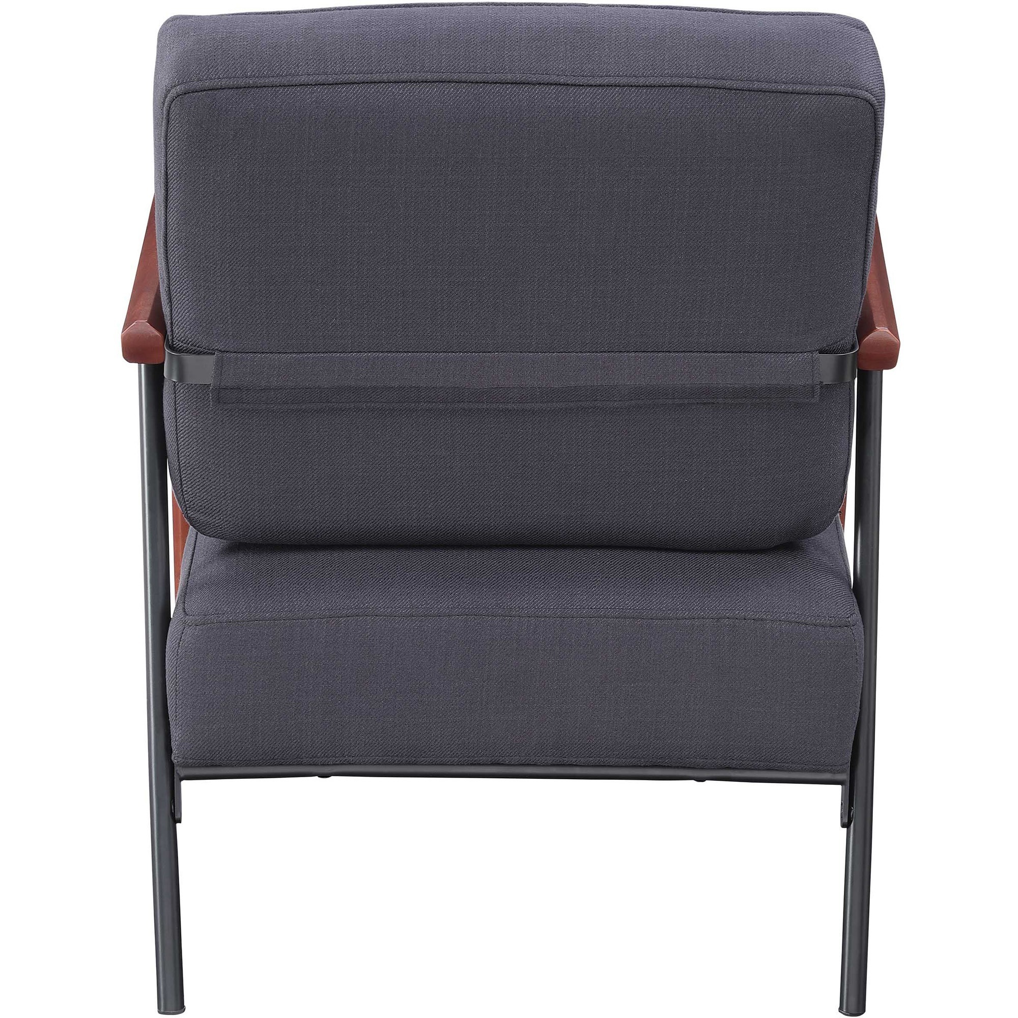 LLR 67000 | Lorell Upholstered Rubber Wood Lounge Chair - Lorell Furniture