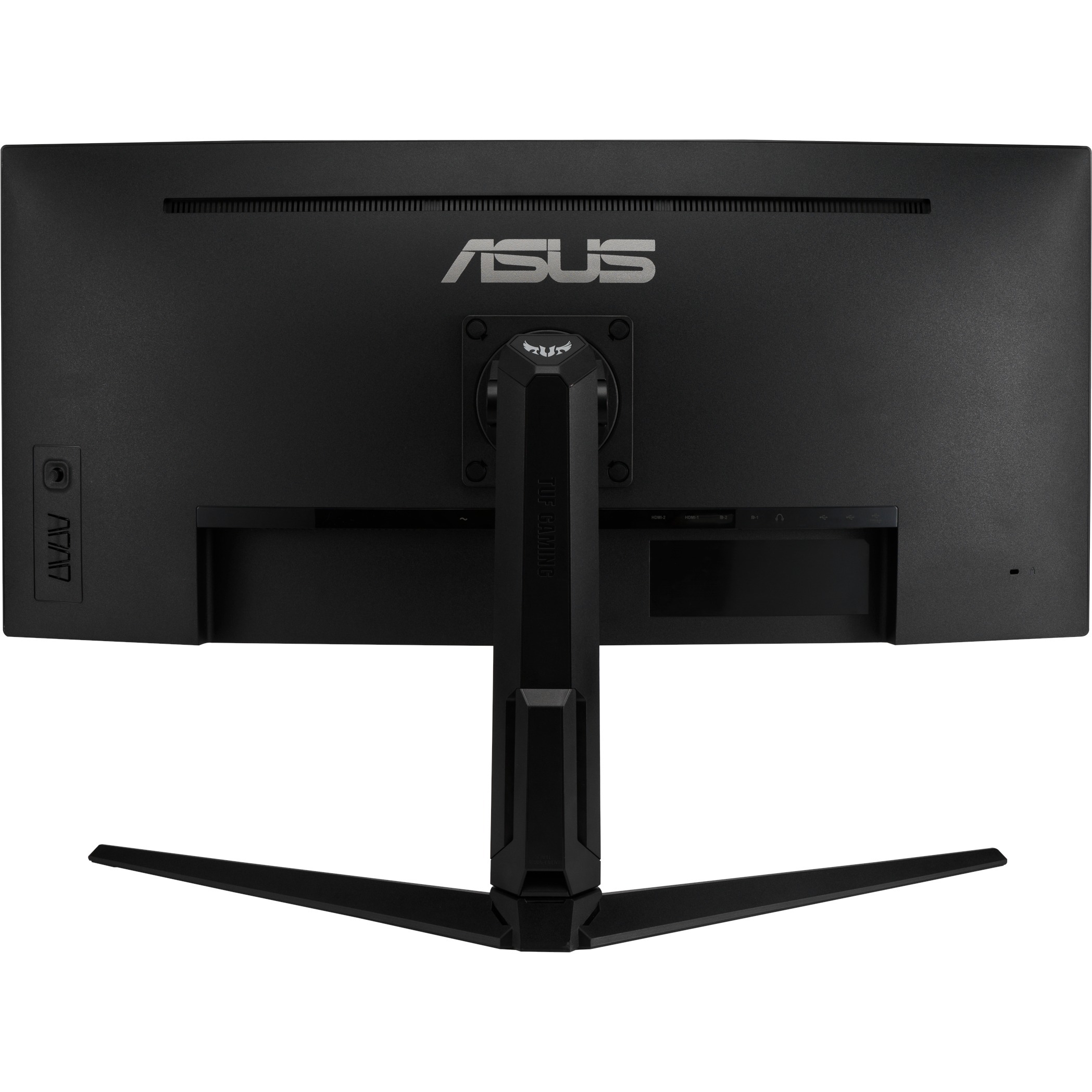 ASUS TUF Gaming VG34VQL1B 34-inch curved WQHD monitor with 165Hz refresh — rear view