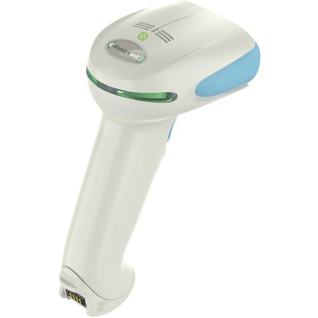 Honeywell Xenon XP 1952H wireless healthcare handheld barcode scanner in white — rear view