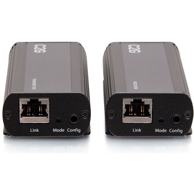 C2G 1 Port USB C Extender Kit — rear view
