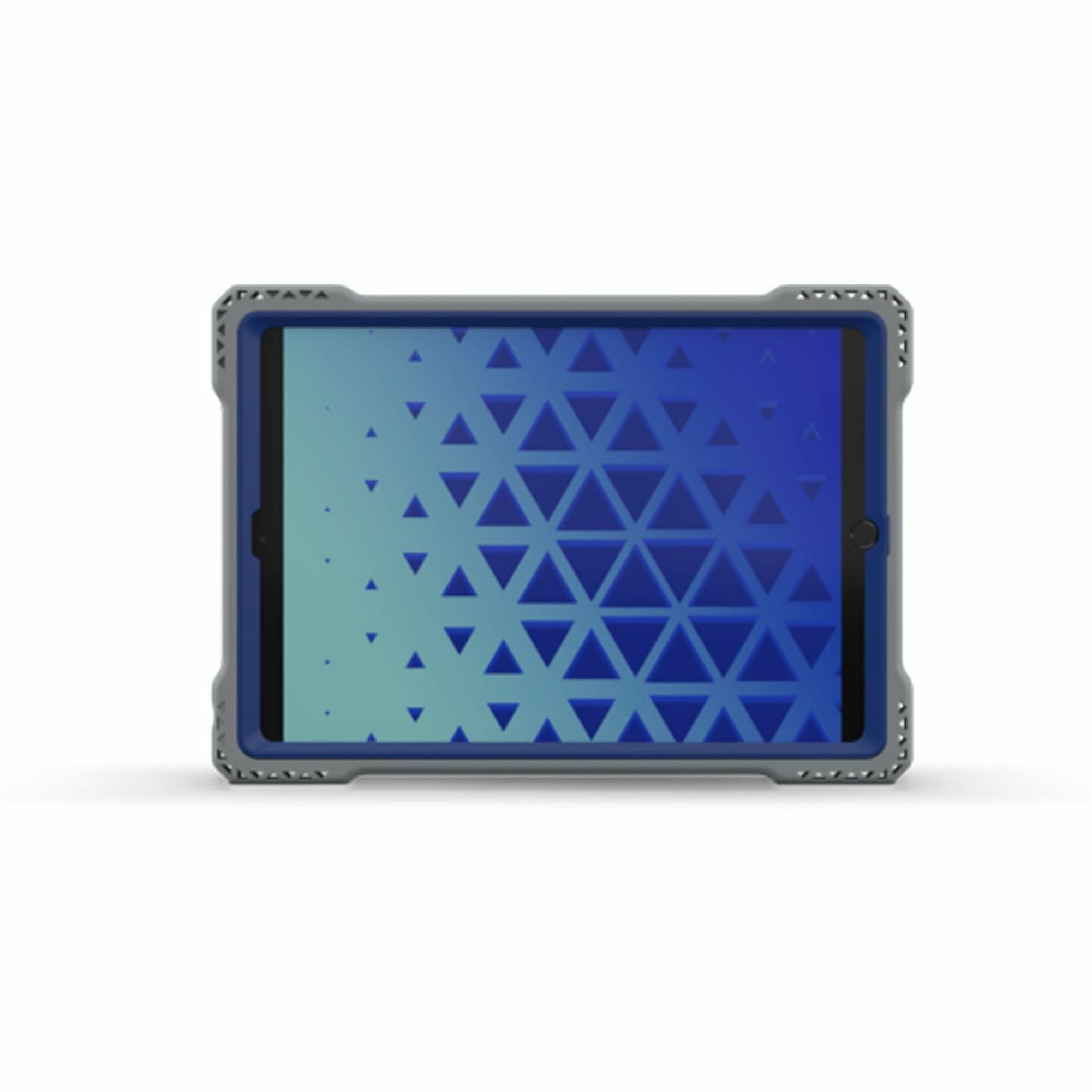 MAX CASES Shield Extreme-X2 rugged blue case for iPad 10.2 iPad 9, 8, and 7 — rear view
