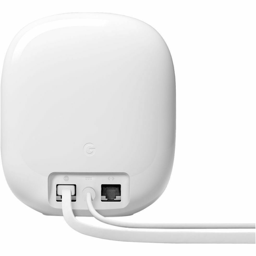 Google WiFi White 2-pack mesh Wi-Fi system for whole-home coverage — rear view